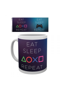 Playstation - Mug - 320 Ml - Eat Sleep Repeat - Subli - Box
