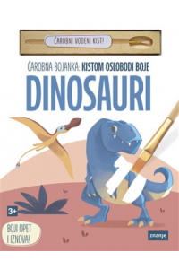 Čarobna bojanka: Kistom oslobodi boje - Dinosauri