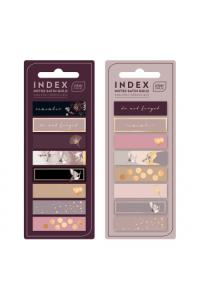 Zastavica 12x45mm 8bojax25L Satin Gold Interdruk sort blister