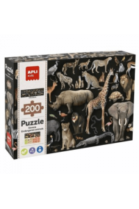 Slagalica Apli savanna ugrožene životinje