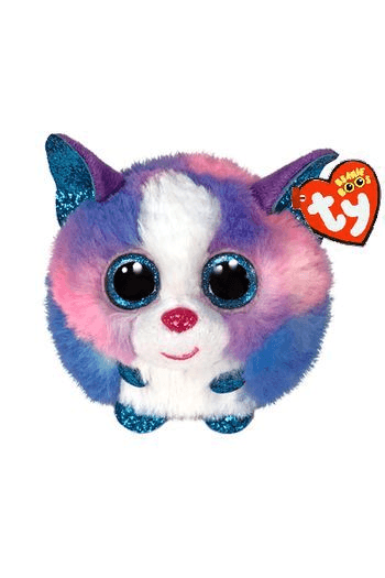 Ty Puffies Cleo Multicolor Husky - šareni haski - slika proizvoda