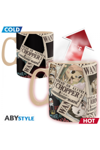 One Piece - Mug Heat Change - 460 ml - Wanted - Cardboard Box