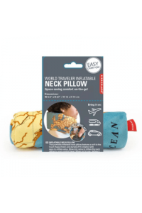 Inflatable Map Neck Pillow