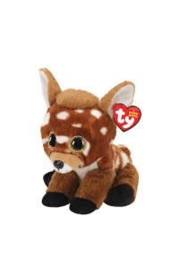 Ty Beanie Babies Buckley Brown and White Spotted Deer - lane