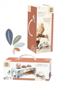 Ksilofon i drvena igračka s kuglicama