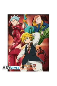 The Seven Deadly Sins - Poster Ban, King & Meliodas 52X38