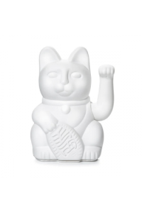 Lucky Cat - White - waving cat