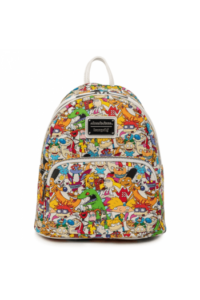 Loungefly Nickelodeon Nick Rewind Gang Aop Mini Backpack