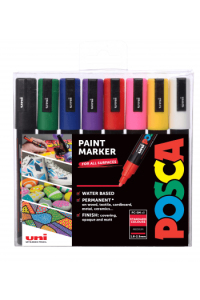 Uni pak marker Posca pc-1mr osnovne boje 8/1