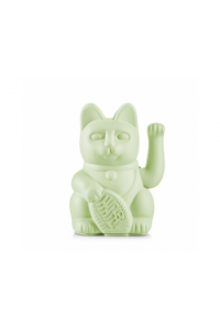 Lucky Cat - Light Green - waving cat