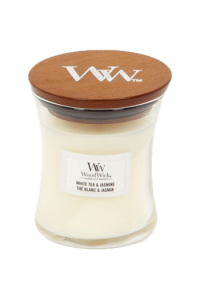 Svijeća WoodWick Classic mini White Tea & Jasmine