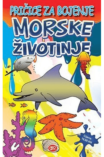 Knjiga Morske životinje - naslovnica