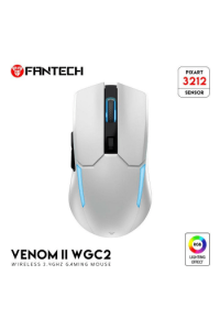 Miš gaming bežični Fantech 2400 DPI Venom II WGC2 Space edition bijeli