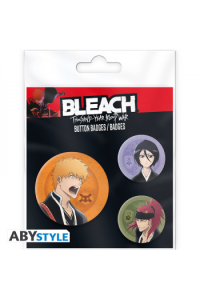 Bleach Tybw - Badge Pack - Ichigo, Rukia, Renji