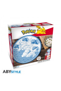 POKEMON - Set of 4 Plates - Japanese Style
