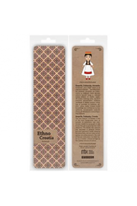Označivač stranica kartonski 4,5 x 17,5cm Ethno Croatia Konavle P12