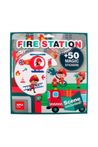 Igra Apli naljepnice magnetne s pločom vatrogasna postaja