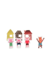 3 praščića figurice za prste