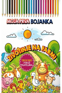 Moja prva bojanka - životinje na farmi