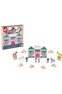 Set drvenih kocki za slaganje - Kraljevstvo