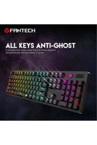 Tipkovnica gaming žična mehanička Fantech MAX PRO MK851RGB crna