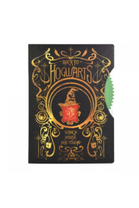 Blue Sky Harry Potter Spinner Notebook - Colourful Crest
