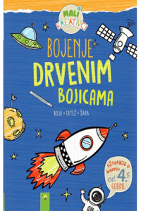 Bojenje drvenim bojicama – plava