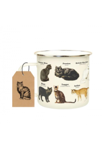 Cats Enamel Mug