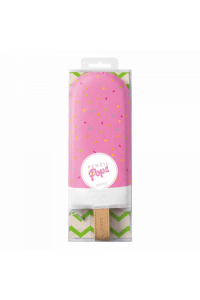 Pencil Pops - Strawberry Sprinkle - pencil case - pink - white