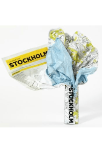 Stockholm Crumpled City Map