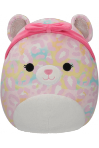 SQU: SQUishmallows 30cm W19 - Michaela - Leopard Duginih Boja S Roza Trakom Za Glavu