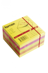 Blok samoljepljiv kocka 75x75mm 450L Fornax neon