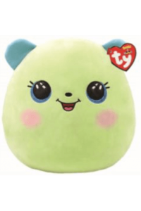 Squishy Clover,22 cm - zeleni medo