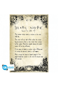 Death Note - Poster Maxi 91.5X61 - Rules