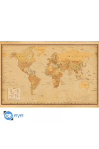Harper Collins - Poster Maxi 91.5X61 - Antique World Map 21