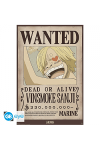 One Piece - Poster Maxi 91.5X61 - Wanted Sanji