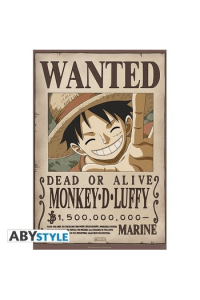 One Piece Poster Wanted Luffy New 2 (91.5x61cm)