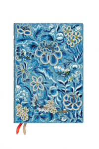 Planer tjedni 2026 12,5x17cm - midi horizontalni  s gumicom Blue Willow Flexi Paperblanks