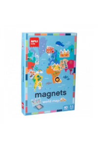 Igra Apli magnets karta svijeta 16494