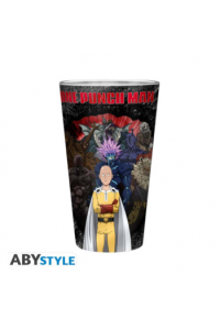 ONE PUNCH MAN - Large Glass - 400ml - One against all -