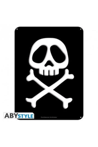 CAPTAIN HARLOCK - Metal plate "Emblem" (28x38)