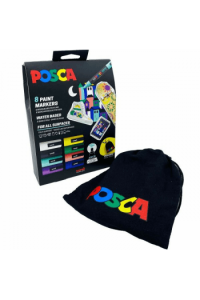 Uni gift set Posca pc-5m 8,1 (poklon Posca platnena vrećica)