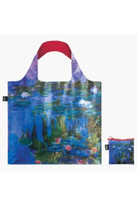 Loqi Mo.Wl.R-Claude Monet Water Lilies Recycled Bag
