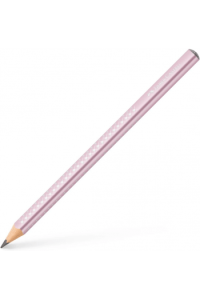 Olovka grafitna B Jumbo Sparkle metalic roza pk72 Faber castell 111672