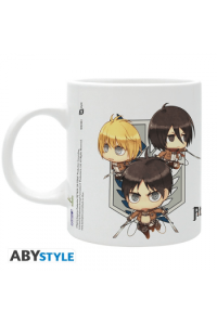 Attack On Titan - Mug - 320 Ml - Chibi Trio - Subli - Box