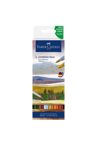 Marker obostrani akvarel 6 boja Tuscany Goldfaber Faber Castell 164521