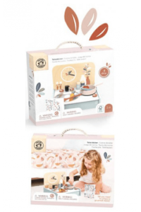 Drveni set table kitchen 8 kom