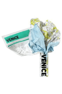 Venice Crumpled City Map