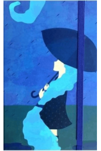 Blok s lastikom Balerina, tvrdi uvez A6 D 80 listova 9x14cm, papir ivory 70 gr