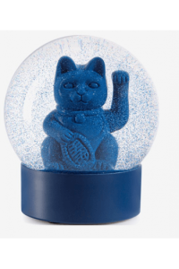 Summerglobe - Lucky Cat Dark Blue , Snowglobe , 10x11 cm , glass , water , polyresin (16)